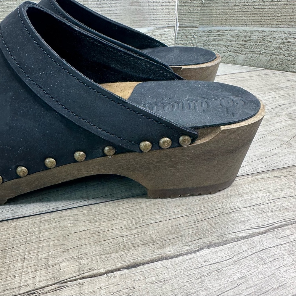 Sandgrens Athens studded clog mule Black Size‎ 41 10-10.5 Us - Picture 2 of 10